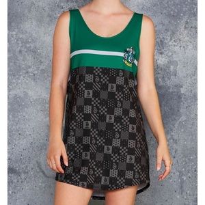NWOT Blackmilk HP Slytherin Tank Dress XL
